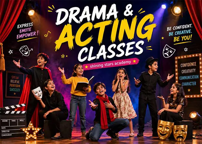 Drama and acting classes for children developing creativity confidence and communication skills