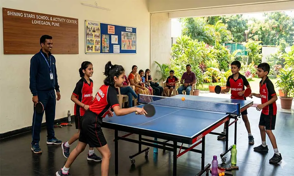 Table tennis coaching classes for children and students in Lohegaon Pune