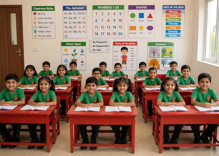 UKG students preparing for primary school through advanced kindergarten learning